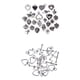 thumbnail image 1 of 10 juegos de cierres de palanca de plata fornituras de joyería + 25 piezas de colgantes en apariencia de de aleación, 1 of 9