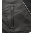 thumbnail image 5 of First Mfg Co - Flashback - Women's Motorcycle Biker Riding Black Leather Jacket - Medium - Gussets Armor Pockets, 5 of 5