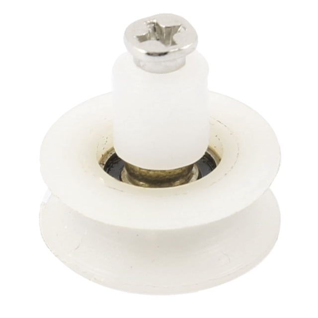 Unique Bargains Rouleaux de Porte de Douche Roues de Remplacement Rainurées en V