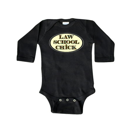 

Inktastic Law School Chick Heart Text Gift Baby Girl Long Sleeve Bodysuit