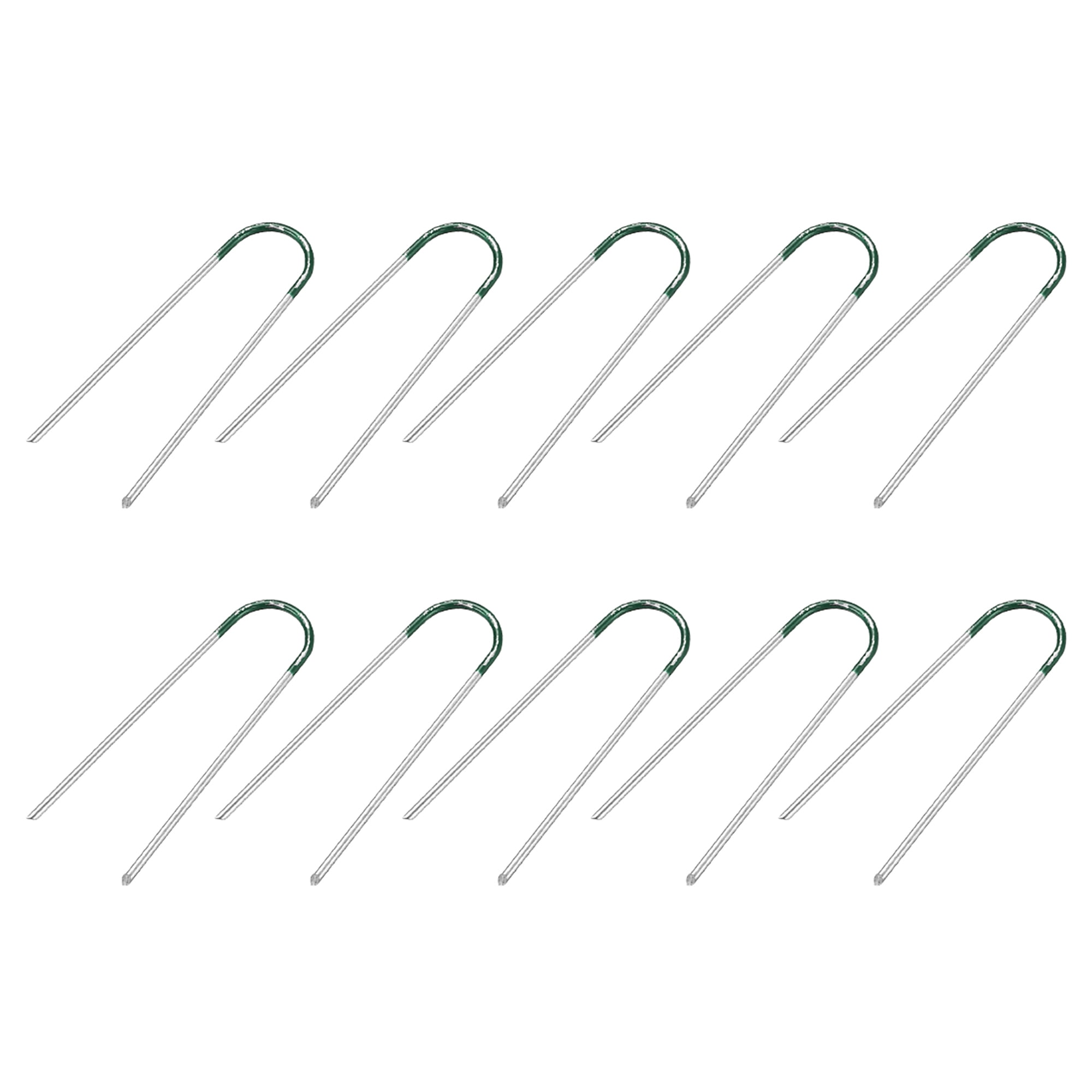 UShaped Garden Staples Pegs U Pins 100mm 3.9inch 3mm Diameter Round