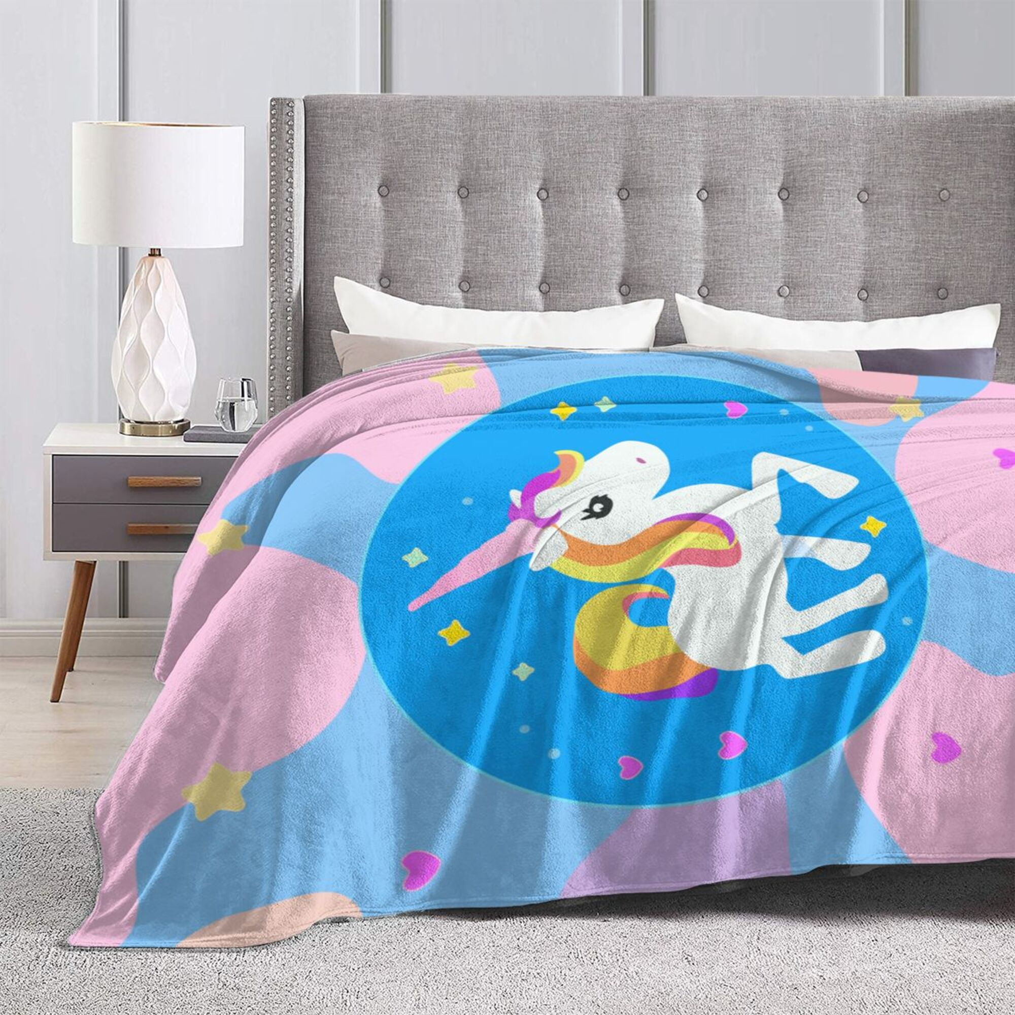 Fleece unicorn bedding hotsell