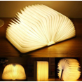 thumbnail image 1 of Wooden Folding Book Lamp Warm Light 10x8x2.5cm_Special Gift, 1 of 3