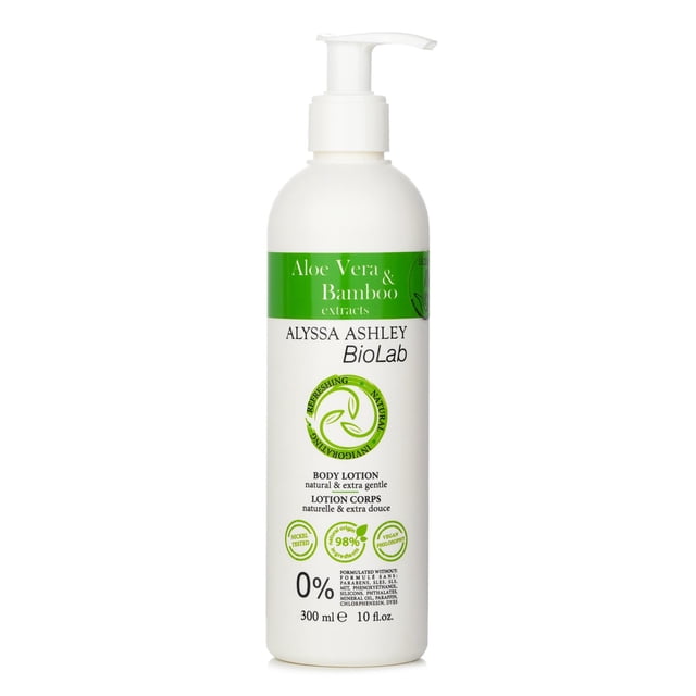 Loción corporal Alyssa Ashley Biolab Aloe Vera y Bambú 300ml