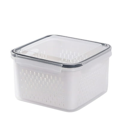 

Huaai Fruit Vegetable Storage Containers For Fridge Draining Fresh Containers 3 In 1 Produce Savers Storage Containers Large Organizer Bins With Lid & Colander C