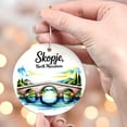 thumbnail image 4 of Skopje North Macedonia Christmas Ornament, Collection of City Travel Souvenirs for Family and Friends, Christmas Tree Ornament City Travel, Trips of The Year, Christmas Ornament 2025, 4 of 5