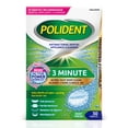 thumbnail image 3 of (12 pack) Polident 3 Minute Antibacterial Dental Appliance Cleanser Tablets, Retainer Cleaner Tablets, 30 Count, 3 of 16