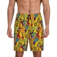 thumbnail image 1 of Fotbe Dancing African Women Pantalones Cortos de Pijama para Hombre, Ropa de Dormir, Pantalones de Pijama Cortos para Hombre-Large, 1 of 6