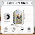 thumbnail image 6 of HELLHERO Rooster and Daisy Design Easy to Clean 15.94"H x 9.45"L x 7.28"W Kitchen Accessories Waterproof Hand Strap Coffee Machine Dust Cover for Kitchen, 6 of 6