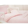 American Baby Company Heavenly Soft Minky Dot Chenille Toddler Bedding Set, Pink, 4 Piece, for Boys and Girls