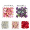 thumbnail image 3 of 13.7x13.7 inch Artificial Flower Wall Panels Flower,Artificial Silk Flower Hydrangea Rose Floral Panel,Wall Mat Silk Rose Flower Panels for Backdrop Wedding Wall Decoration, 3 of 6