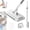 95cm Set, variant on Hands-Free Multi-Purpose Flat Mop - Multi Purpose Microfiber Mop for Hard Floors, Lightweight Self Wringing System for Kitchen, Bathroom and Home Cleaning (110cm Set)