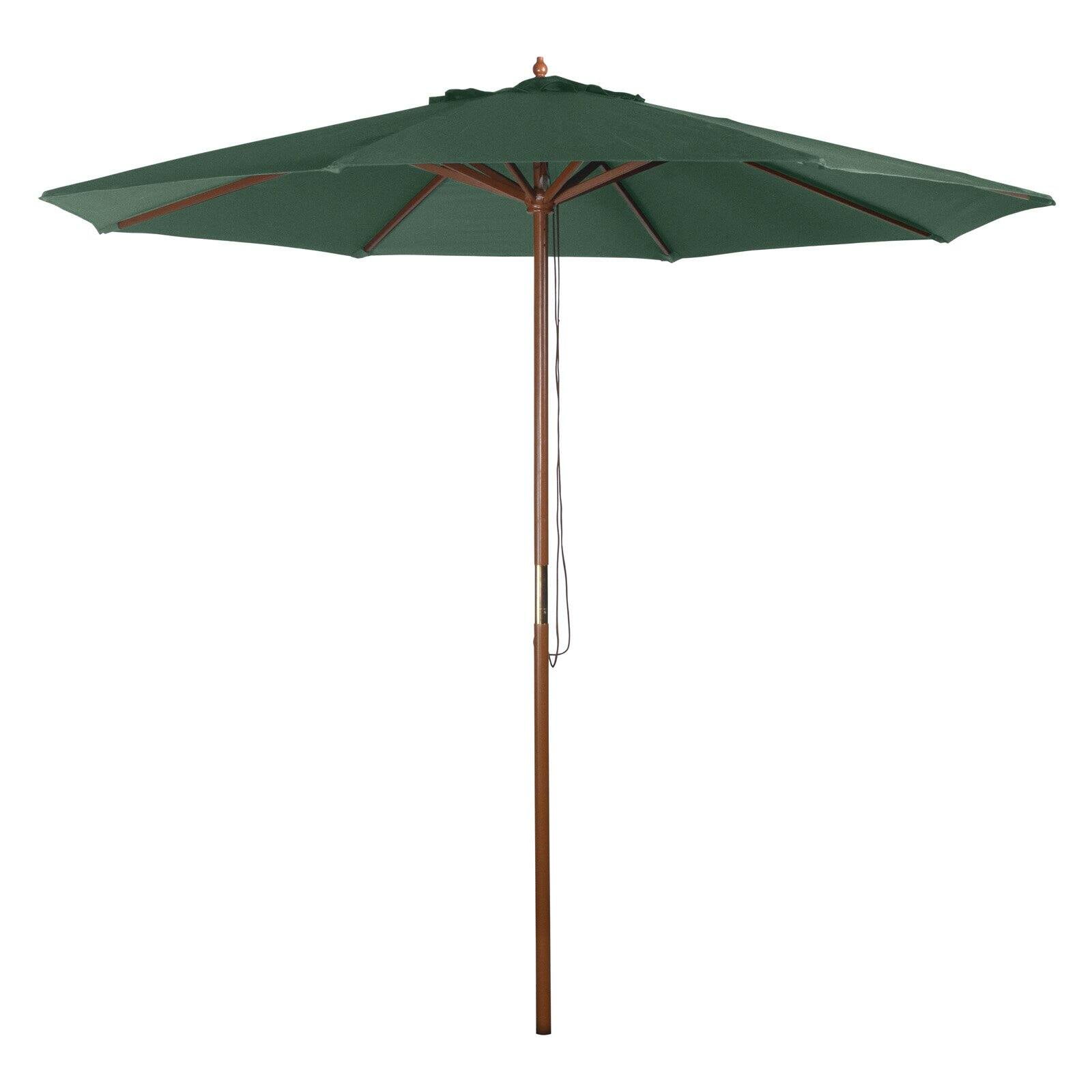 Bond 9 ft. Wood Market Patio Umbrella