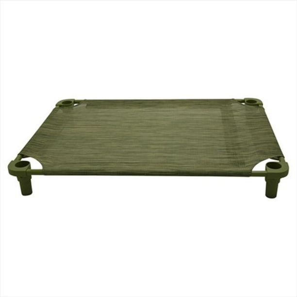 4Legs4Pets CSG4040BL 40 x 40 in. Unassembled Pet Cot Sage with Blue