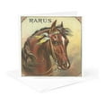 thumbnail image 5 of 3dRose, Beautiful Vintage Horse Label, 6 Greeting Cards with envelopes, 5 of 7