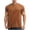 Khaki, variant on Cmfcve Round Neck T-shirts for Men Short Sleeve Breathable Sports T-shirt Stretch Fitness Blouses Shirts