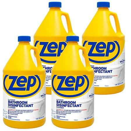 

Zep All Purpose Surface Disinfectant - 1 Gallon (Case of 4) ZUAPBD128 - Virucidal Fungicidal Mildewstat Kills 99.9 Percent of Germs in 60 Seconds