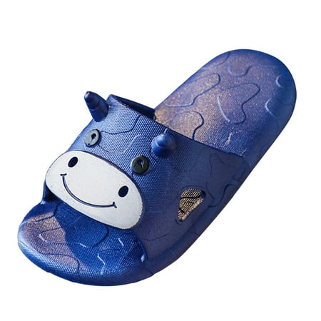 

Kids Summer Cartoon Cow Sandals Shoes Slippers