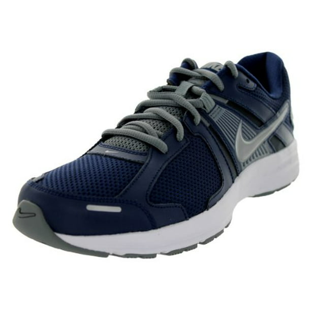 Nike Dart 10 Nvy/Mtllc Slvr/Cl Gry/Wht Running Shoe 9.5 Men - Walmart.com