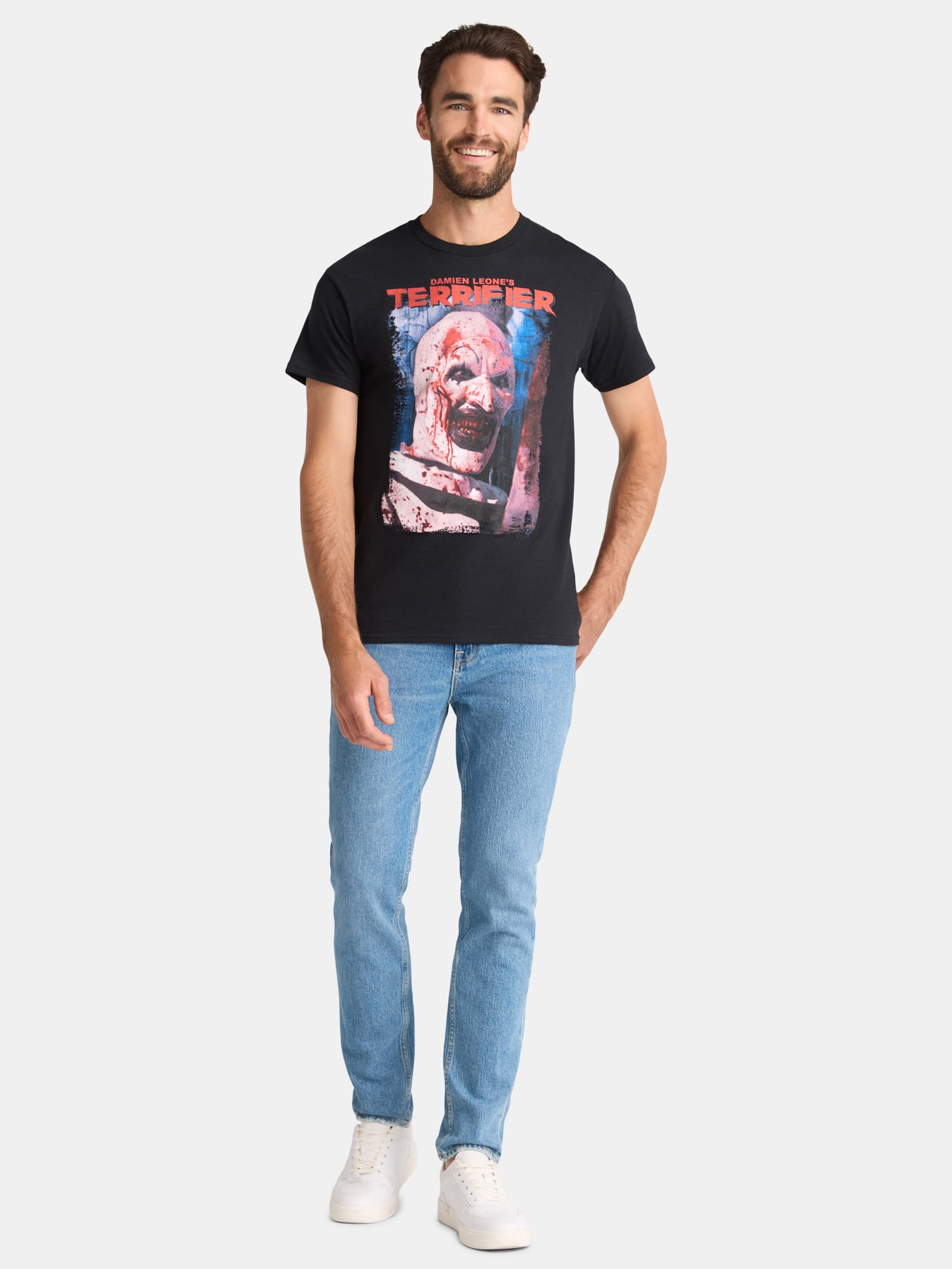 Terrifier Men's and Big Men's Graphic Tee, Sizes S-3XL