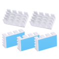 thumbnail image 1 of Disipadores De Calor De Aluminio Duraderos A Prueba De Herrumbre De 60 Piezas, Radiador De Calor De Aluminio, Para Dispositivos Semiconductores Amplificadores Tubos De Electrones, 1 of 7