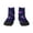 2 Black-2, variant on Eggplant Pattern Quarter Crew Socks,Toe Seamed Ankle Socks,Cotton Cushioned Breathable Athletic Crew Sports Socks