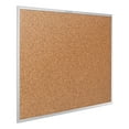 thumbnail image 2 of Quartet Classic Series Cork Bulletin Board, 60" x 36", Tan Surface, Anodized Aluminum Frame, 2 of 8