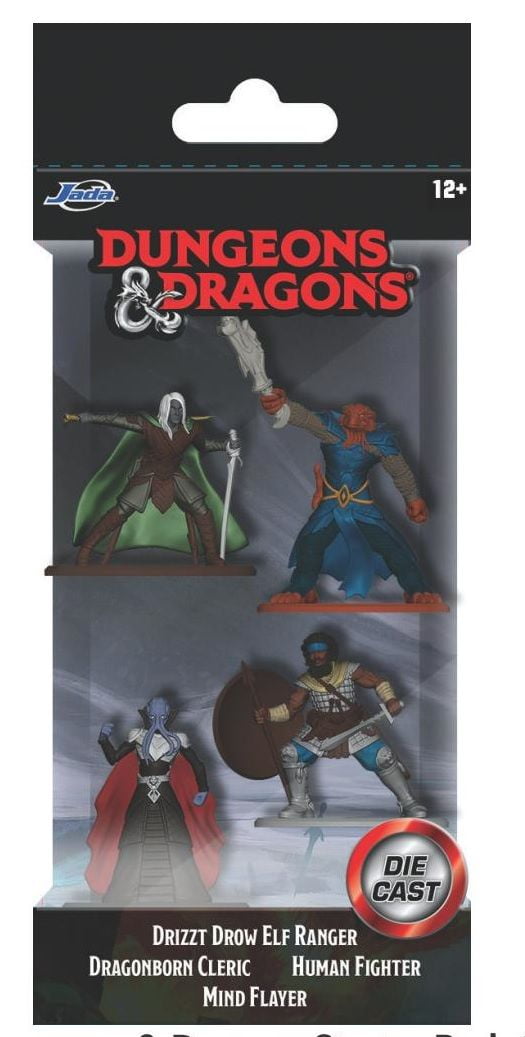 Jada Dungeons & Dragons Nanofigs Collectibles Toy Figures Set of 4 for sale online 