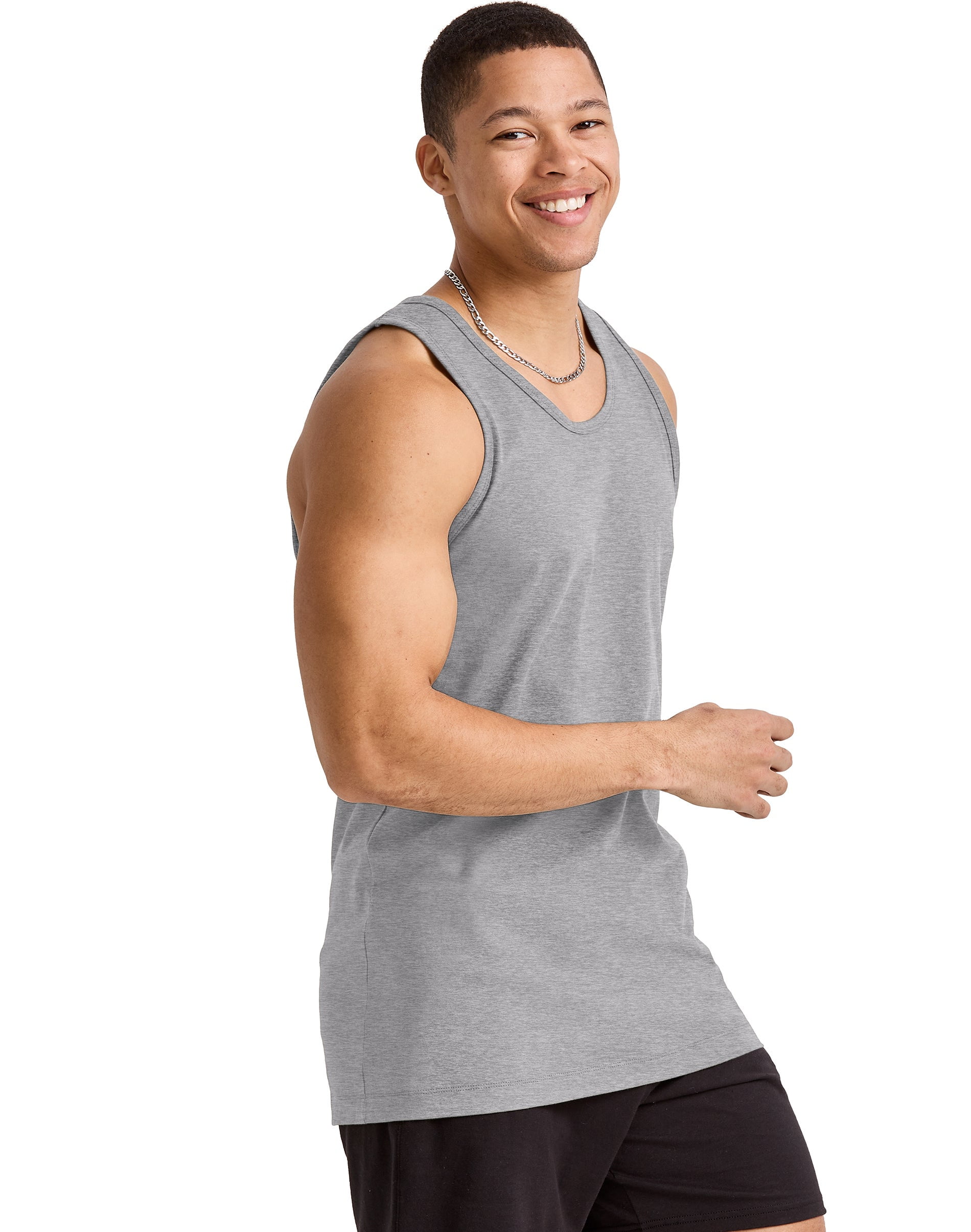 Hanes Men's Essentials Midweight Tank Top, Sizes S-3XL