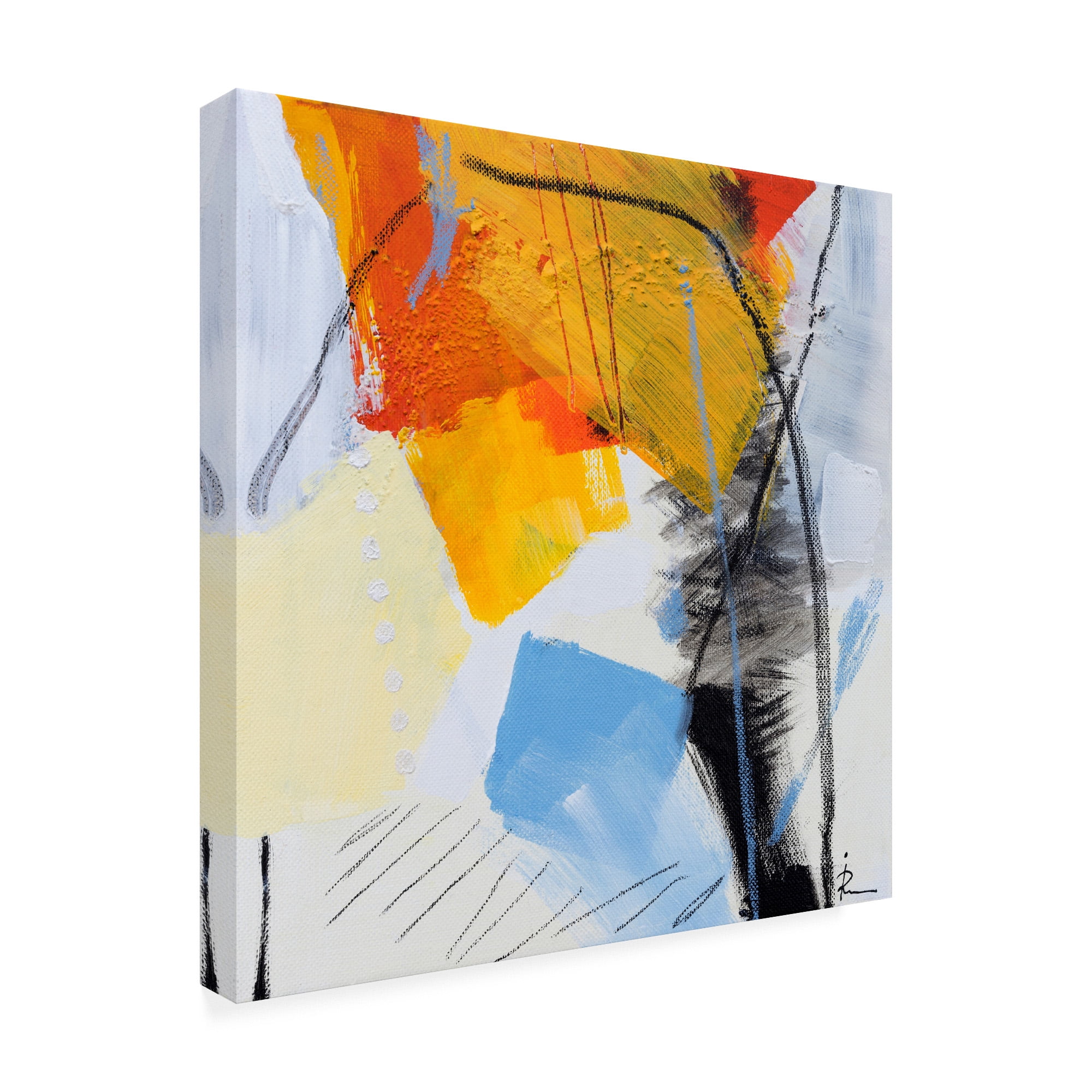 Trademark Fine Art 'Ira Ivanov Paint Expression Study 18' Canvas Art by Ira Ivanov