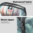 thumbnail image 4 of Independence Day Electronic Organizer Travel Case, Oxford Fabric Waterproof PC Case Cable Organizer Cord and Cable Organizer Electronic Travel Case Organizer, 5.9x9.44x3.14 in, 4 of 6