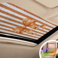 Windows Rainbow Ribbons Orange Tied Bow Window Privacy Film Rainbow Static Cling Stain Glass ...