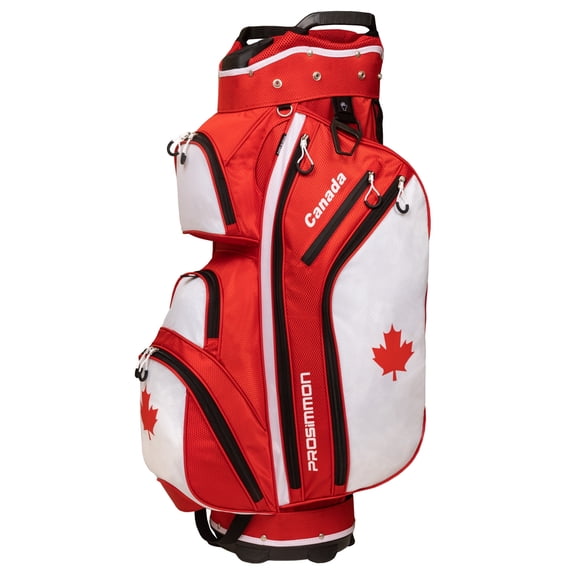 Prosimmon Golf DRK 14 Way Cart Bag, Canadian Flag