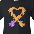 thumbnail image 4 of Inktastic Fire Heart Dragons Youth T-Shirt, 4 of 5