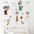 thumbnail image 2 of Animal Wall Stickers, Nursery Animal Wall Stickers, Watercolor Baby Room Wall Stickers, Balloon Animal Wall Stickers, DIY Wall Stickers, Cute for Boy, 2 of 5
