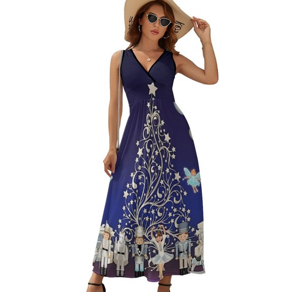 Nutcracker Christmas Special Sleeveless Dress Summer Women Clothes Dress for Pregnant Women Dresses
