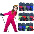thumbnail image 4 of SOCKS'NBULK Kids Ski Glove, Fleece Lined Water Resistant Bulk Kids Winter Gloves Bulk, 4 of 7