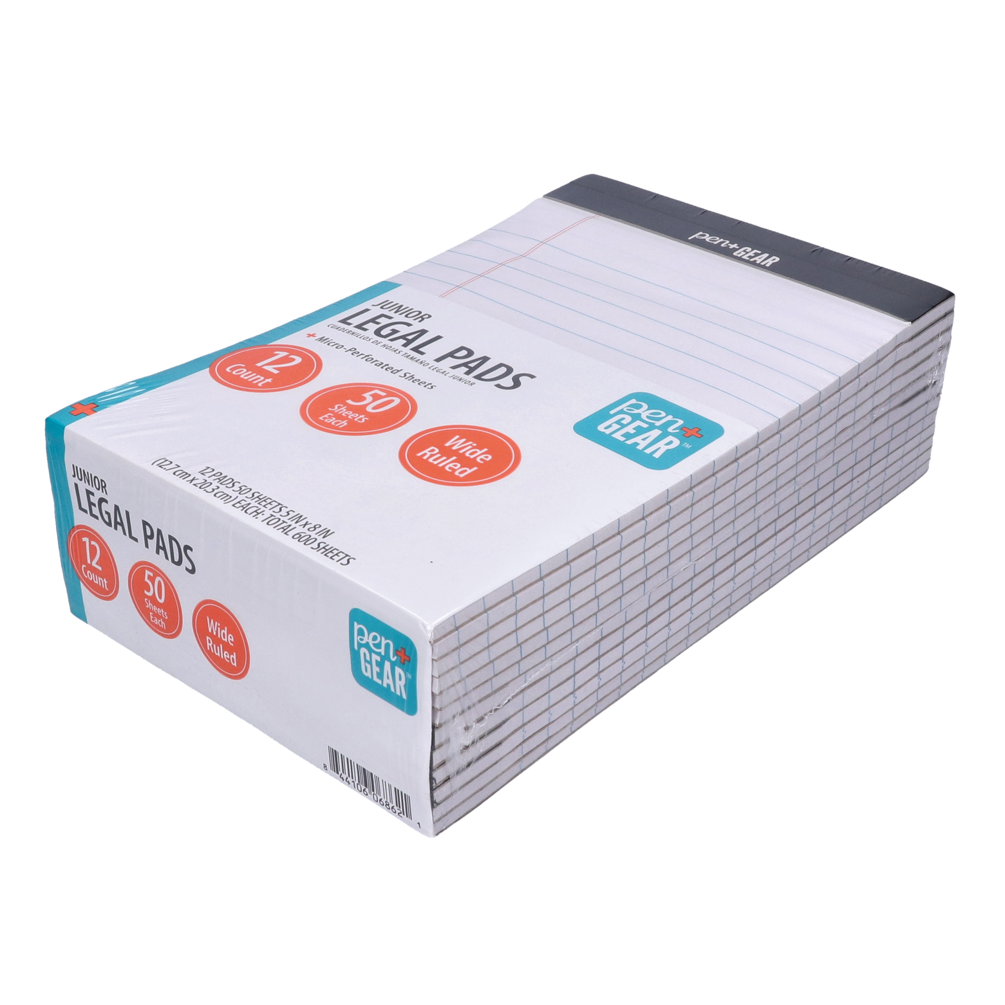 Pen+Gear Junior Legal Pads, Wide Ruled, 12 Pack photo 7