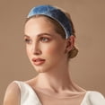 thumbnail image 2 of 1 Pc Diadema Elegante de Color Tie-dye para Mujeres y Niñas 6.69"x6.10" Azul Blanco, 2 of 3