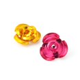 thumbnail image 3 of 150Pcs Aluminum 3D Rose Flower Tiny Metal Beads Mixed Color 9x5mm Hole: 1mm, 3 of 6