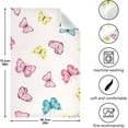 thumbnail image 3 of Kitchen Towels Cute Colorful Butterfly Pattern Cleaning Towel Absorbent Hand Towels Tea Towels for Home Restaurant Dish Clean 28" x 18", 1PC, 3 of 7