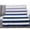 Navy Blue, variant on Flannel Throw Blanket for Couch Sofa Bed,Abstract Ombre White Grey Stripe Soft Cozy Warm Fuzzy Blanket 40x50in