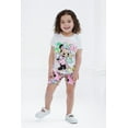 thumbnail image 5 of Disney Daisy Duck Minnie Mouse T-Shirt and Bike Shorts Outfit Set Toddler to Big Kid, 5 of 5