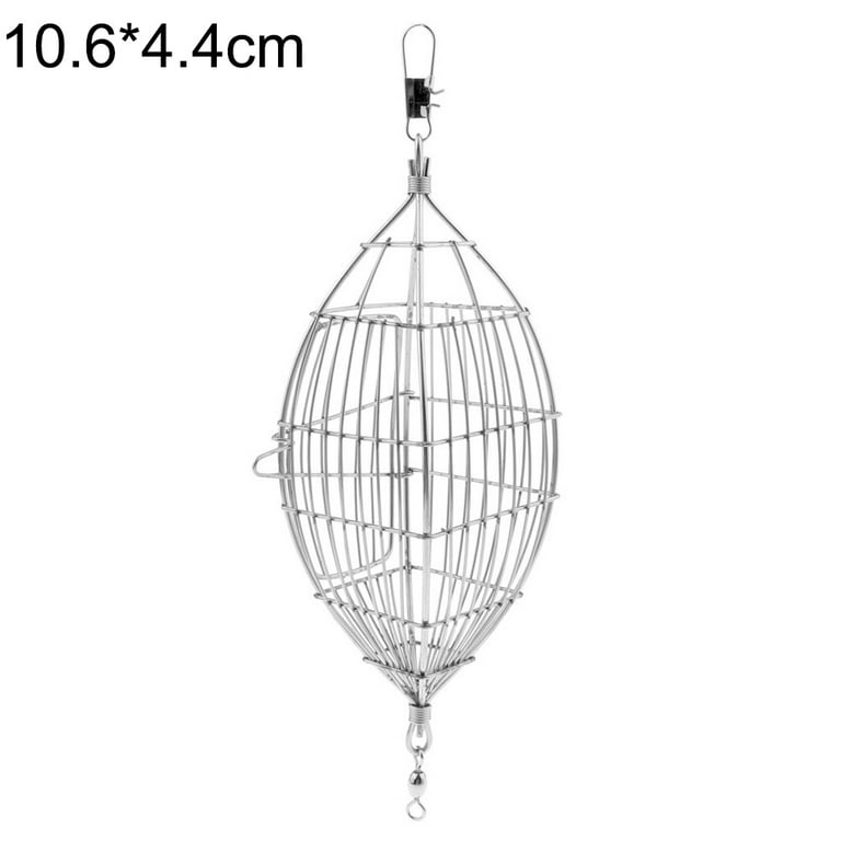 Fishing Bait Cage, Innovation Cage Feeder Stainless Steel Wire Bait Thrower  Trap Cage Carp Fishing Feeder Tackle Tool for Lake and River Fishing 