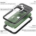 thumbnail image 6 of SaniMore for iPhone 14 Plus Case with Screen Protector, Drop Resistant Waterproof Magnetic Car Mount Wireless Charing PC TPU Hybird Dustproof Shockproof Heavy Duty Protective Shell, Black, 6 of 16
