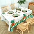 thumbnail image 2 of St. Patrick''s Day Tablecloth, Holiday Irish Clover Rectangle Table Cloth, Washable Shamrock Decorative Table Cover for Party Kitchen Dining Room, Green 60 x 84 Inch, 2 of 5