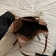thumbnail image 2 of Bolso Hombro Gamuza para Mujer Con Correa Ajustable Mano Sólido El (marrón), 2 of 6