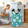 thumbnail image 5 of Yayeee Freestanding Laundry Hamper with Handle Collapsible Large Storage Basket for Clothes, Small Daisy, 5 of 7