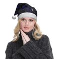 thumbnail image 5 of Fuzoiu Physical Formulas Print Santa Hat Christmas Hat for Adults,Santa Hats with Pompom, Unisex Xmas Holiday Hat for Christmas New Year Festive Party Supplies, 5 of 6