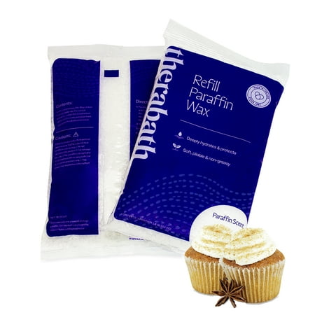 Therabath Paraffin Wax Refill - Thermotherapy - Use to Relieve Arthritis Discomfort, Stiff Muscles, & Dry Skin - For Hands, Feet, Body - Deeply Hydrates & Protects - Made in USA, 6 lb. Pumpkin